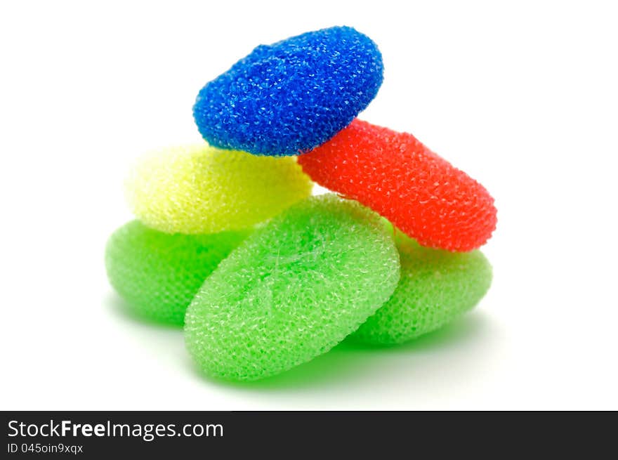 Сolor wisps for ware washing