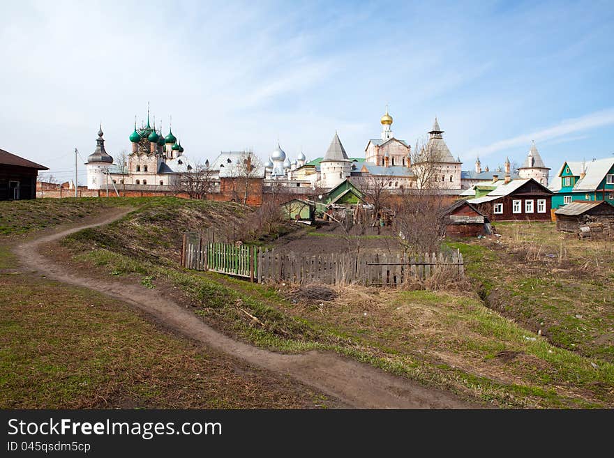 A view of Kremlin in Rostov the Great. Russia. A view of Kremlin in Rostov the Great. Russia.