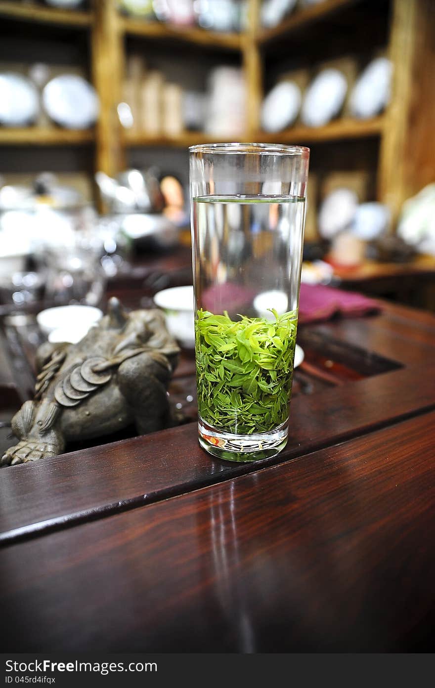 presentation of a green tea in the yea market. presentation of a green tea in the yea market