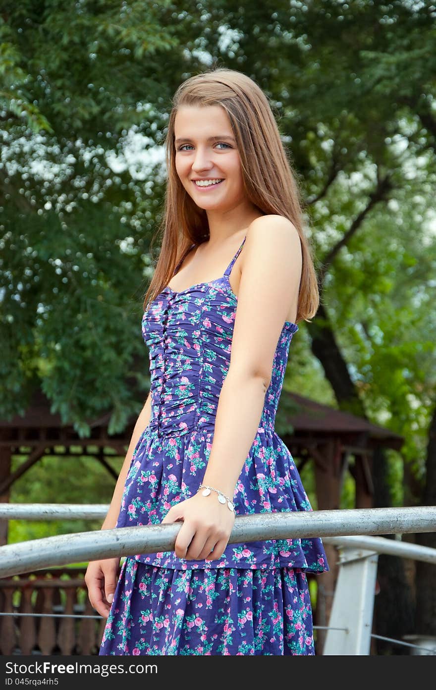 Girl  in the park