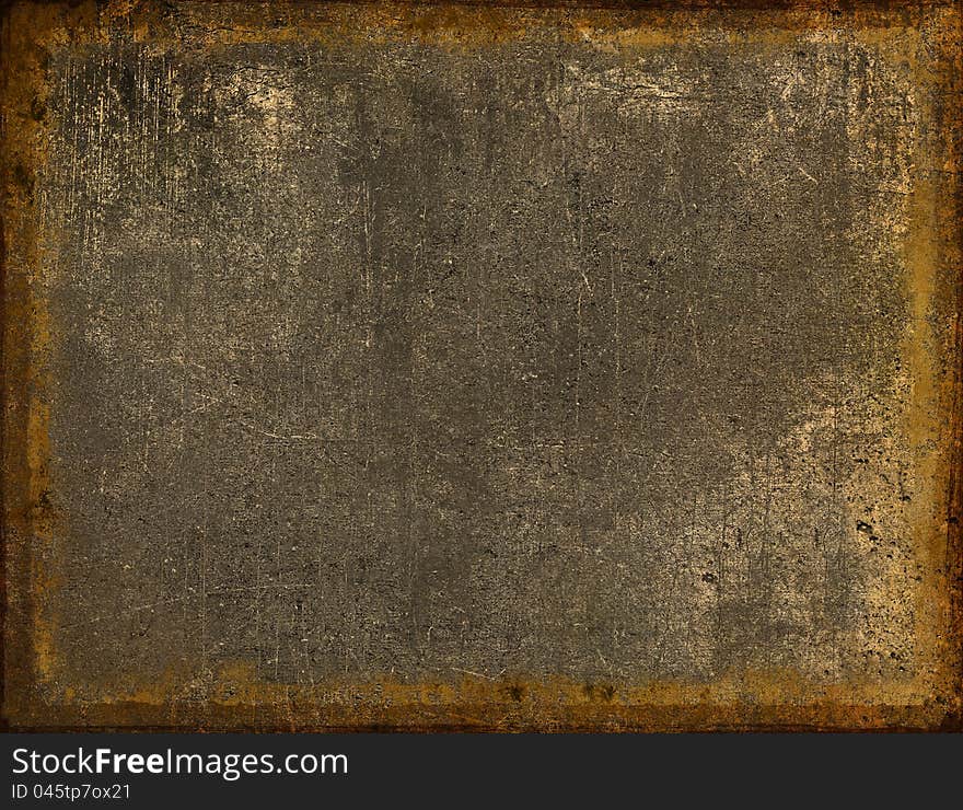 Scratched grunge background with frame. Scratched grunge background with frame