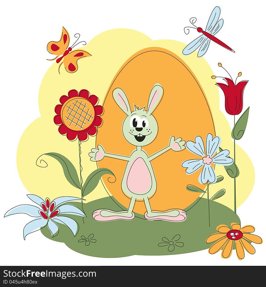 Easter greeting card