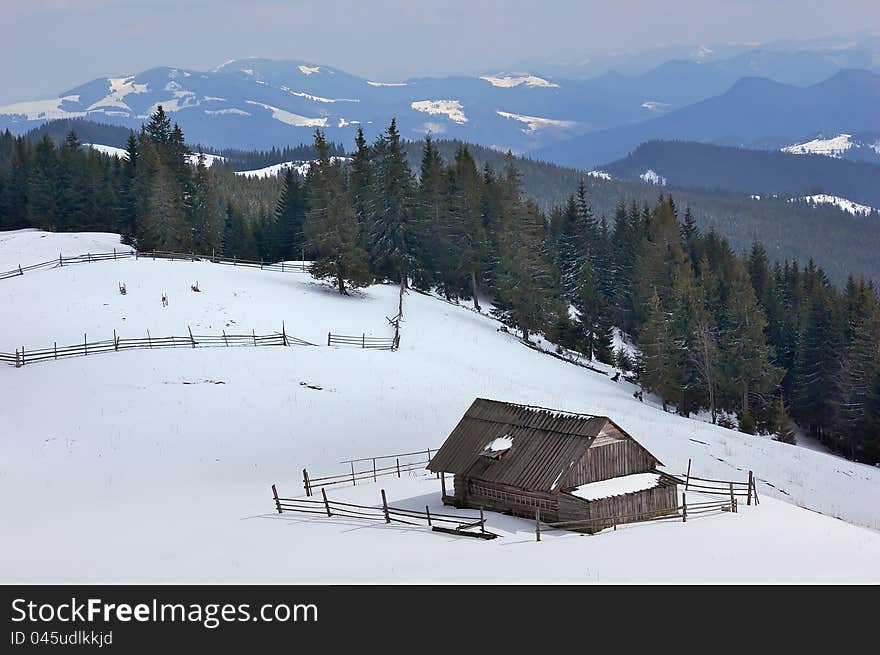 Shepherds Cottage in the mountains