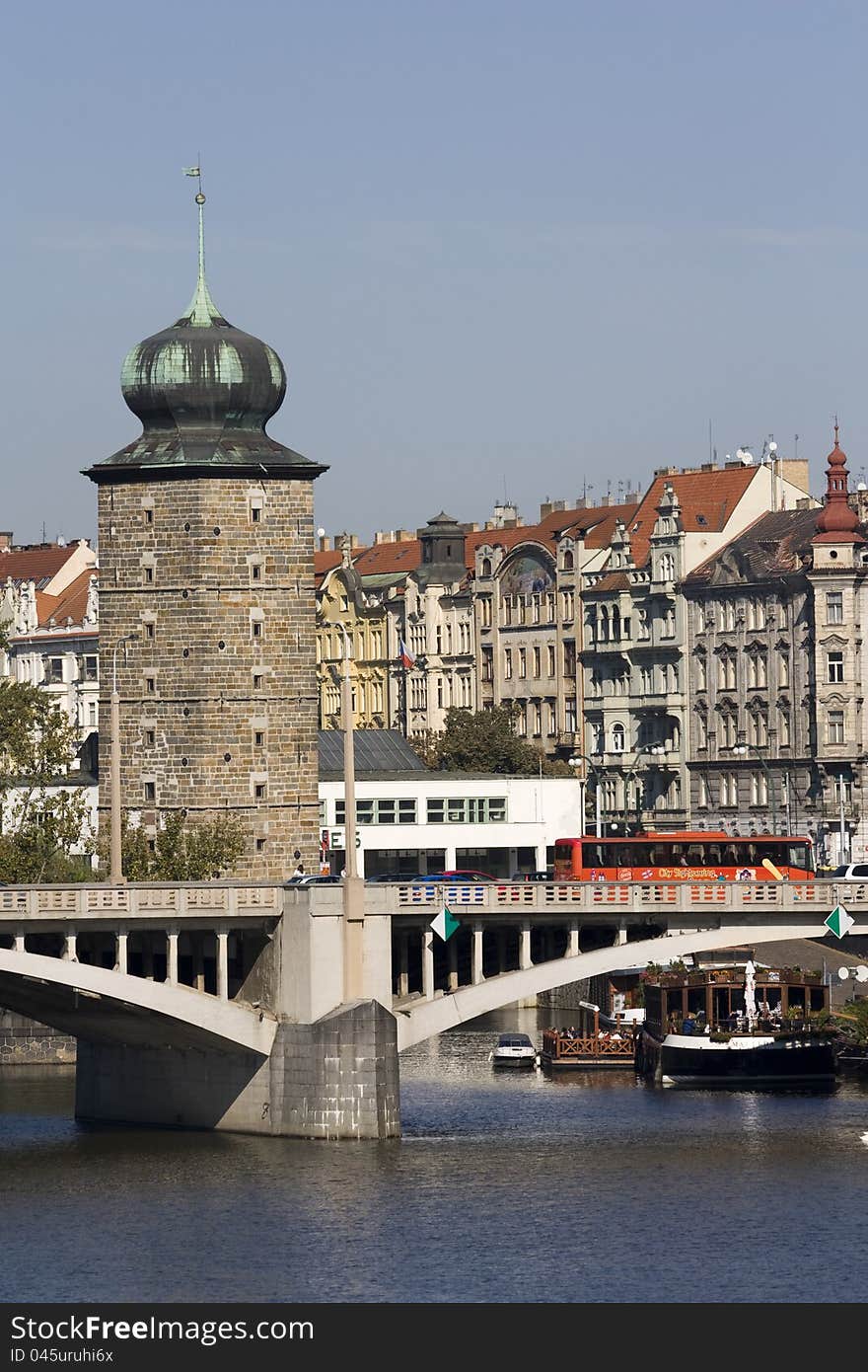 View on Manes in Prague