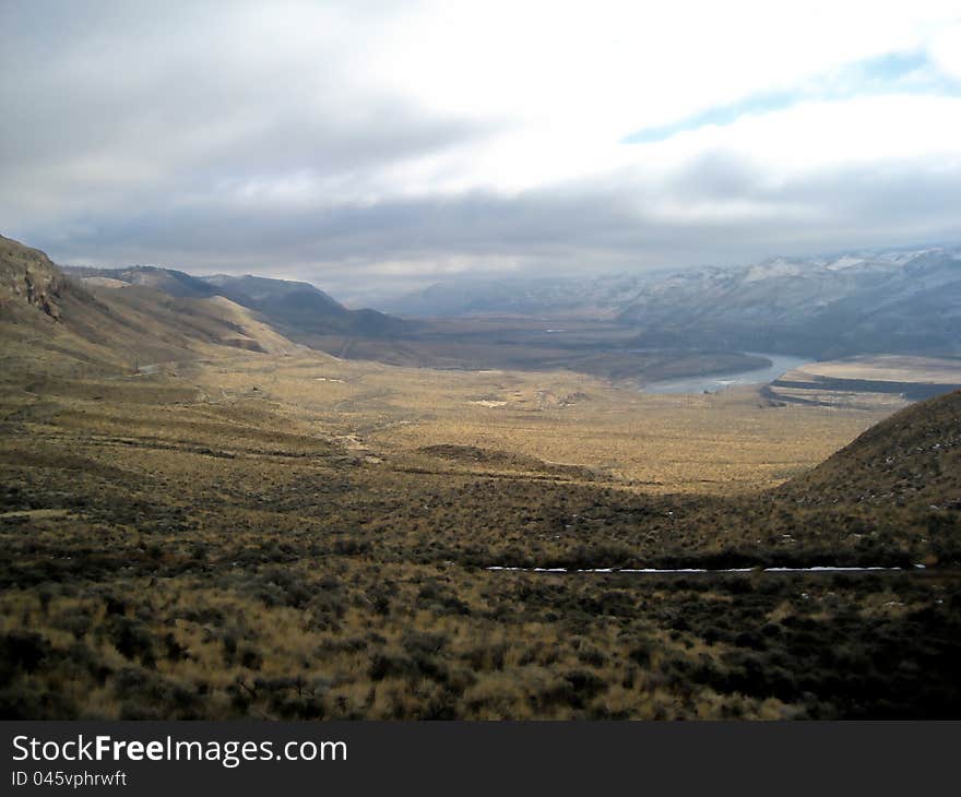 Hilly dry area at the end of winter. Hilly dry area at the end of winter.