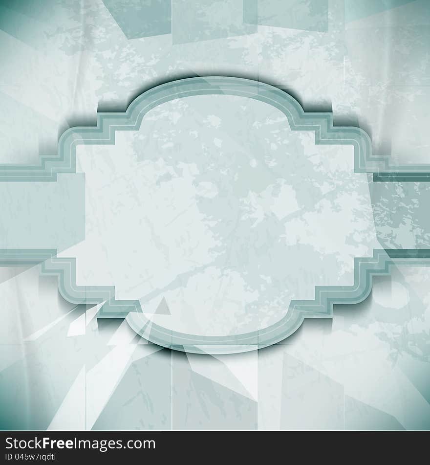 Eps10 vector old frame background