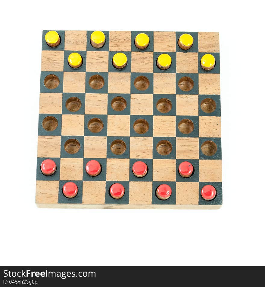 Checker Yellow And Red