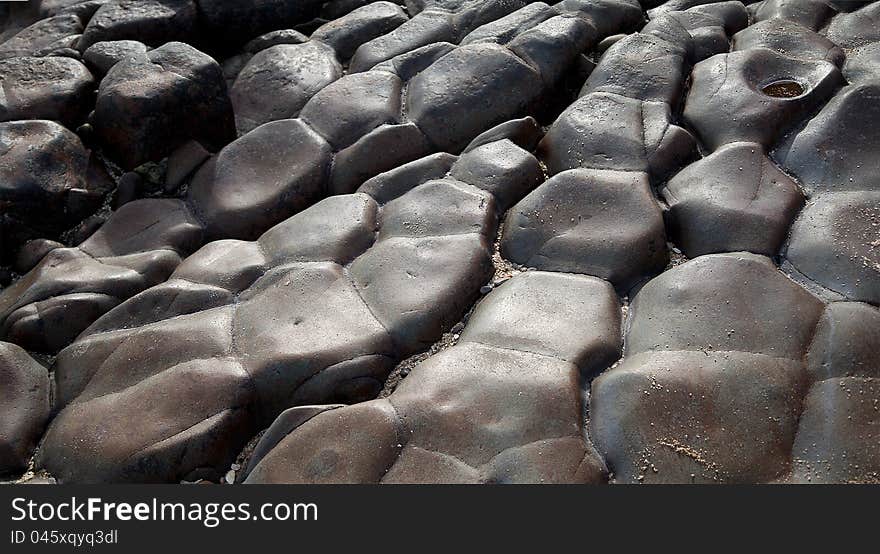 Black smooth stone Rocks texture