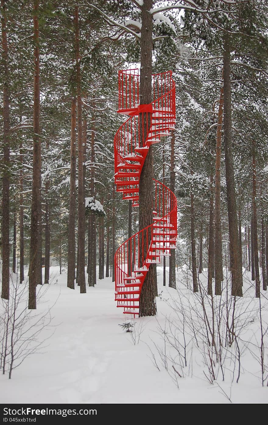 Red Staircase