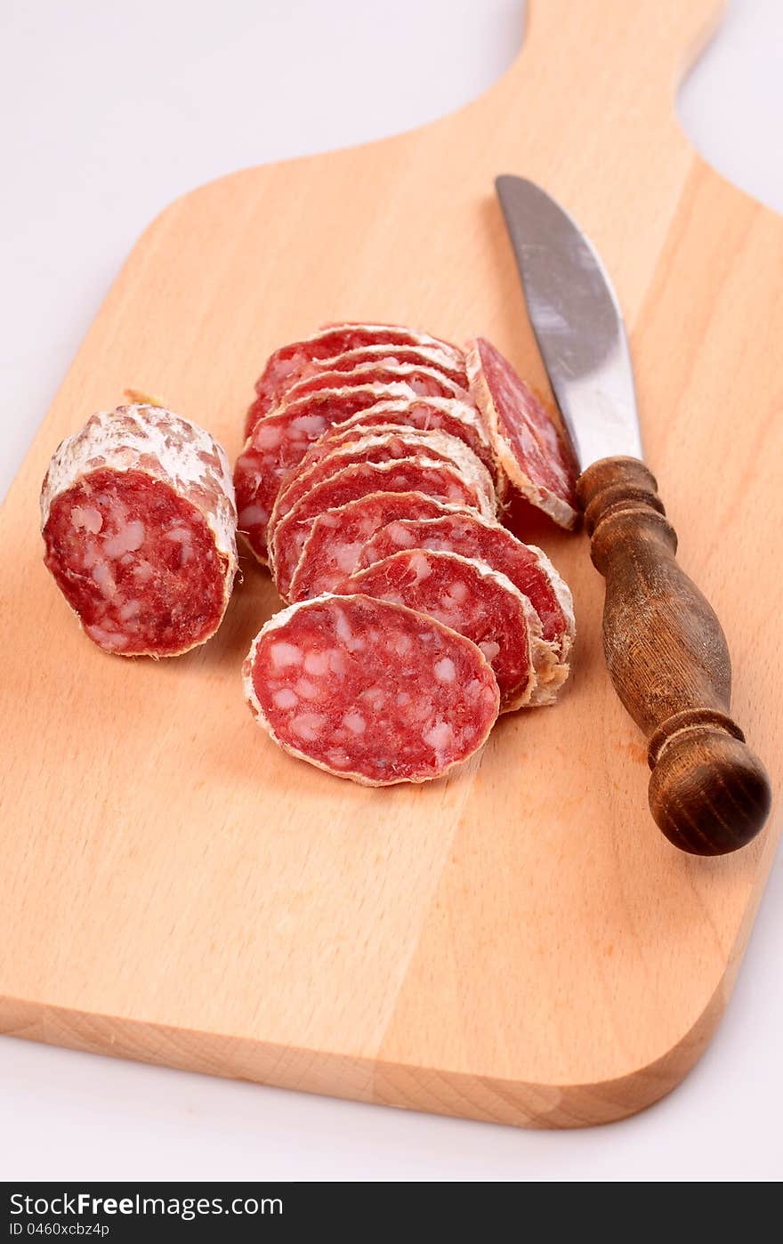 Sliced salami