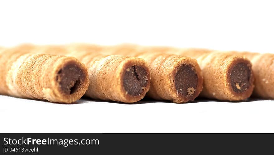 Chocolate Wafer Rolls