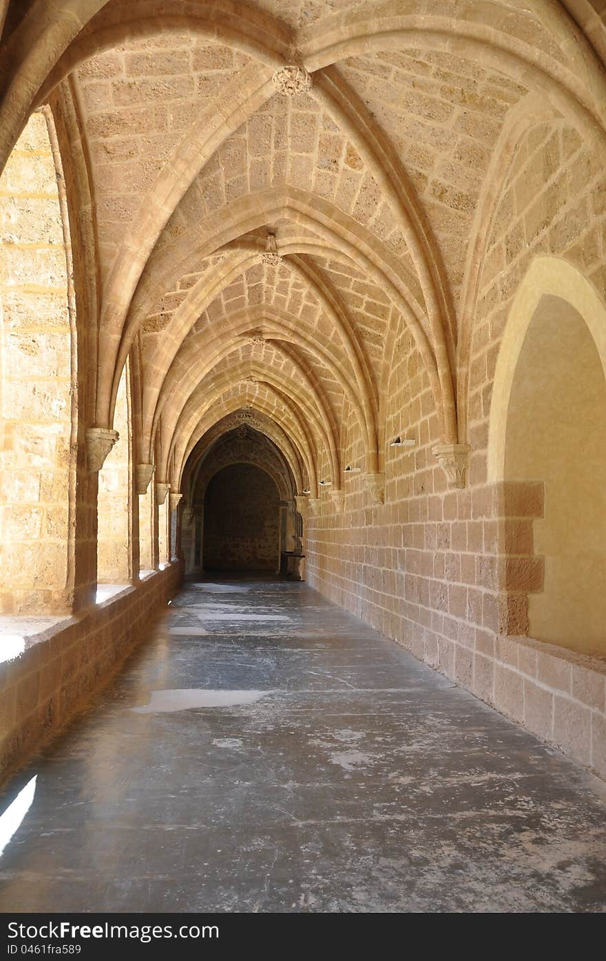 Interior view of the Monasterio de Piedra, in Zaragoza province. Interior view of the Monasterio de Piedra, in Zaragoza province.