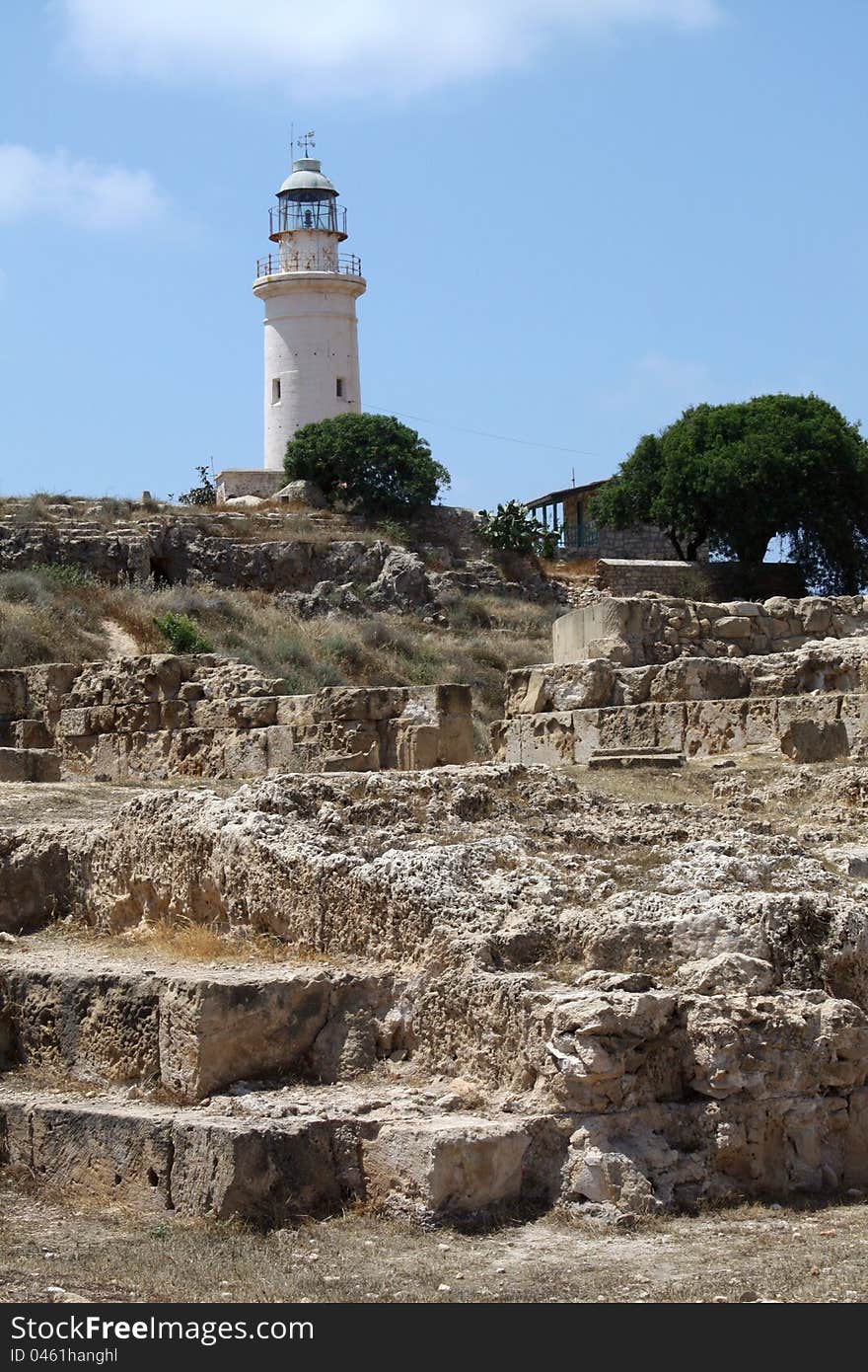 Taken from the ruins of the roman temple in Pathos, looking out at the lighthouse. Taken from the ruins of the roman temple in Pathos, looking out at the lighthouse.