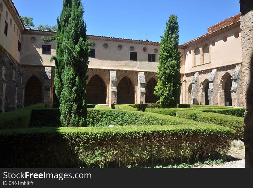 Interior view of the Monasterio de Piedra, in Zaragoza province. Interior view of the Monasterio de Piedra, in Zaragoza province.