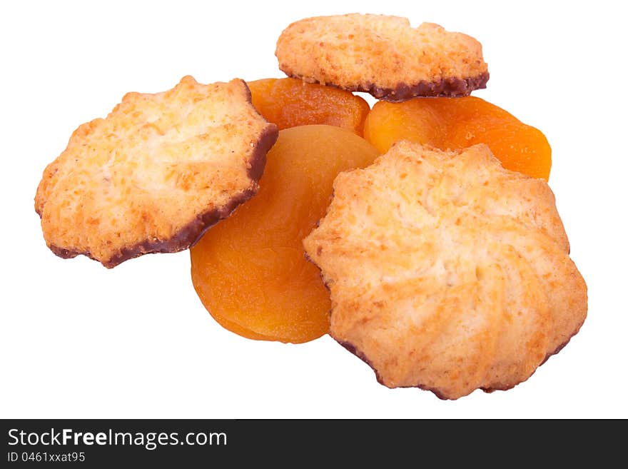 Cookies and dried apricots