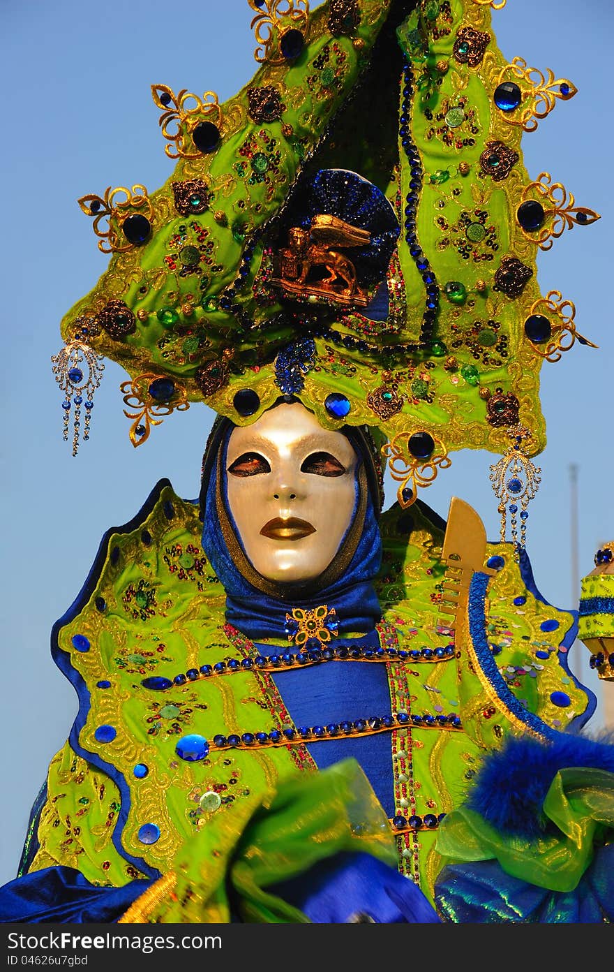 Mask during the carnival of venice