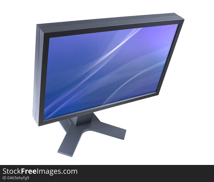 LCD Monitor with clipping paths