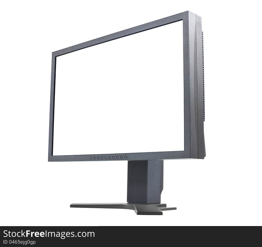 LCD Monitor with clipping paths