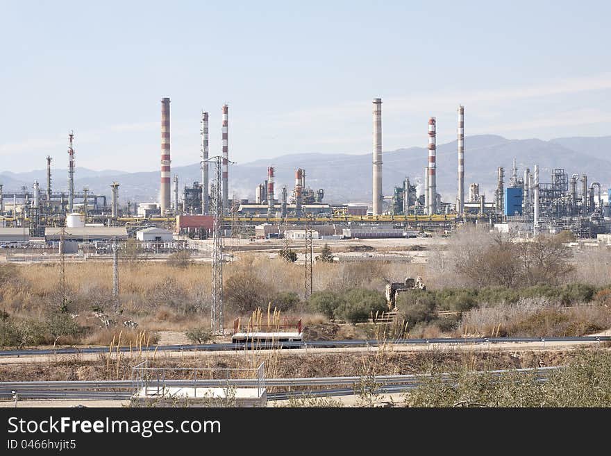 Oil refineries