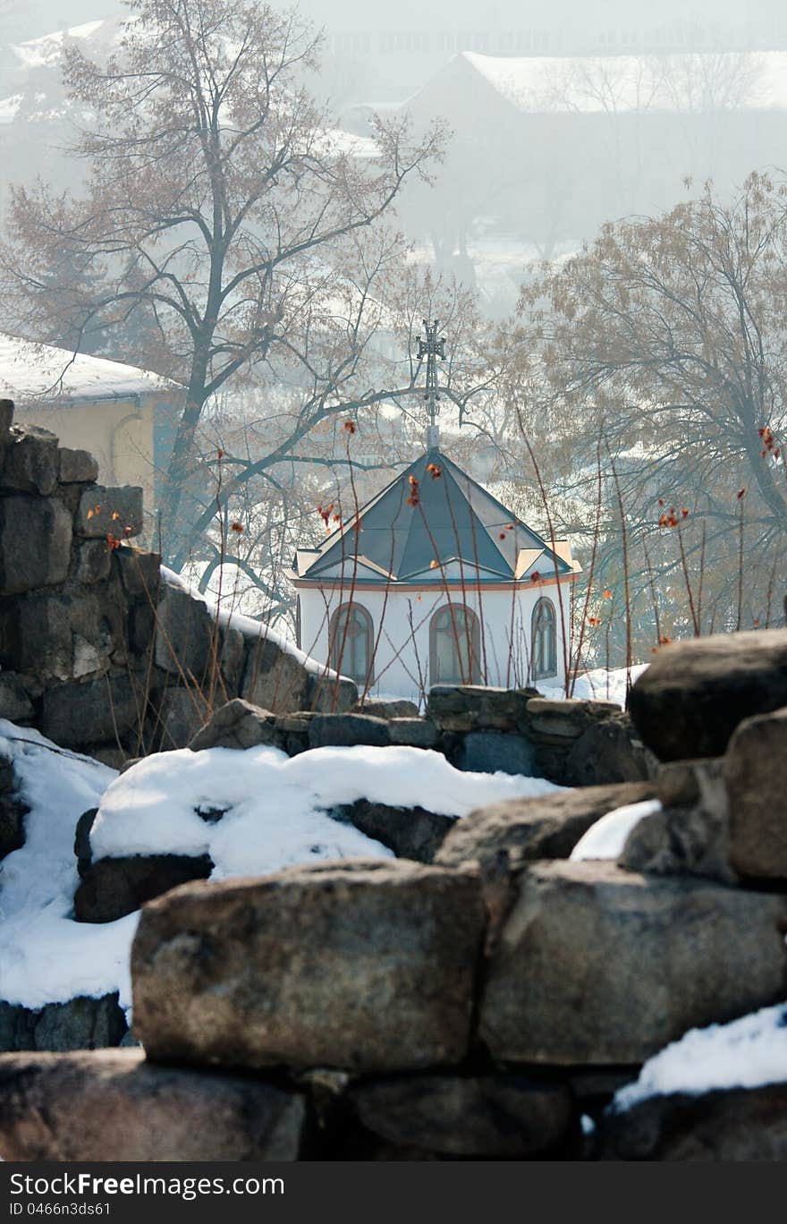 Traditional bulgarian church in Plovdiv old town, Bulgaria. Traditional bulgarian church in Plovdiv old town, Bulgaria