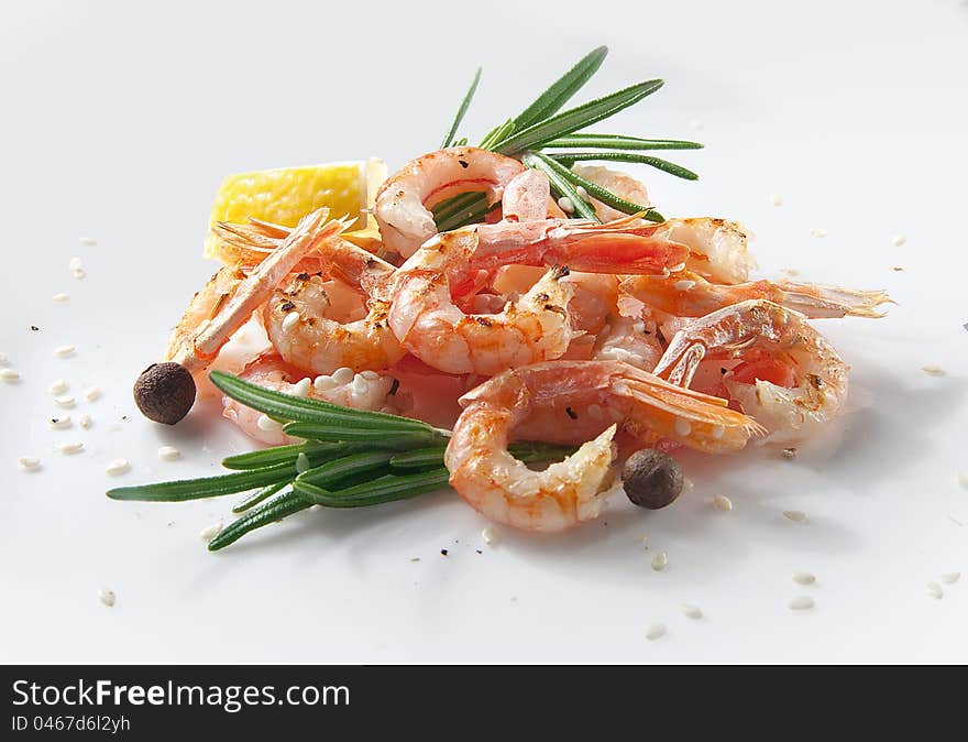 Fried shrimps