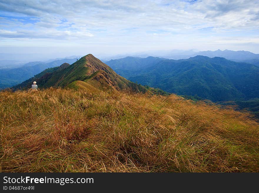 Mountain landscape at Kao Chang Puek in Karn chanaburi of Thailand. Mountain landscape at Kao Chang Puek in Karn chanaburi of Thailand