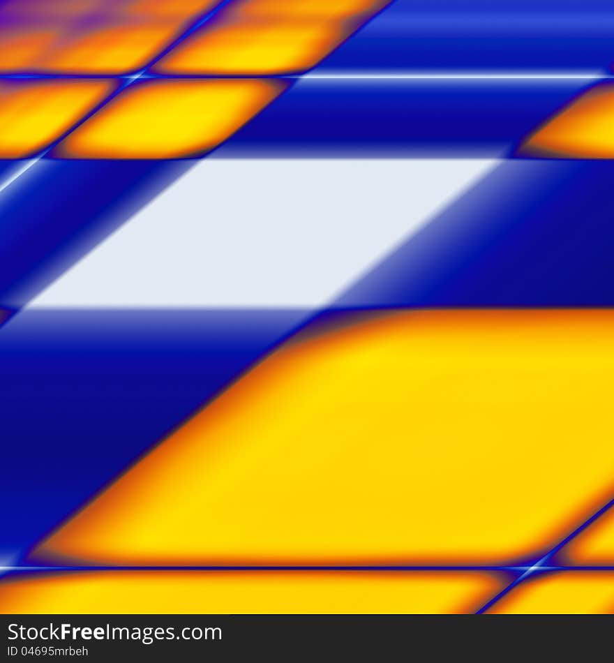 Abstract blue yellow grid background texture