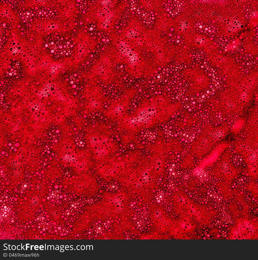 Blood abstract bubble.