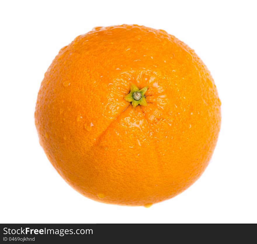 Orange isolated on white background. Orange isolated on white background