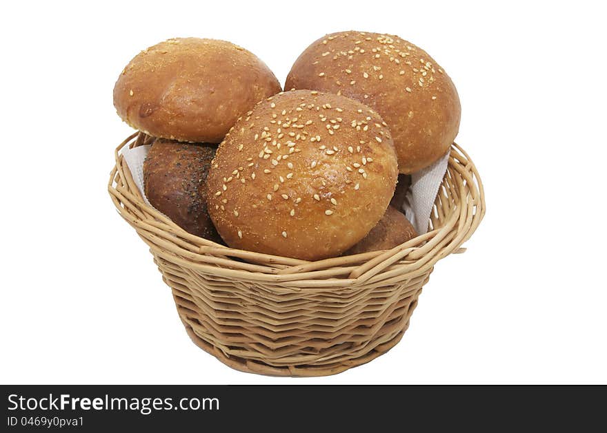 Buns with sesame seeds