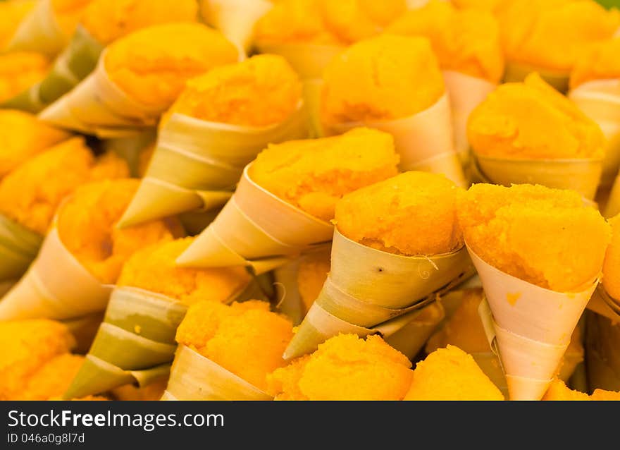 Thai dessert  sugar palm.