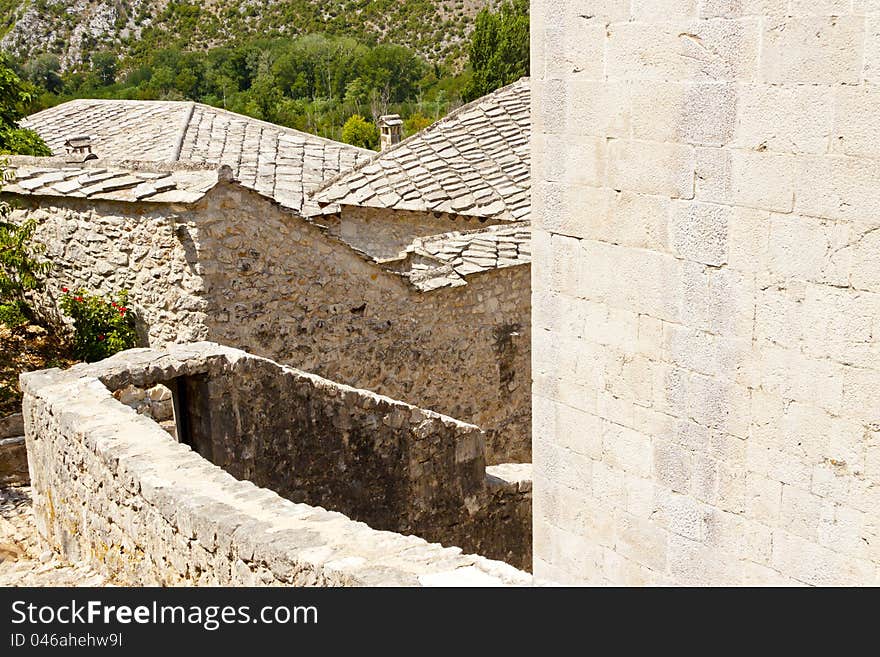 View on roofs - Pocitelj