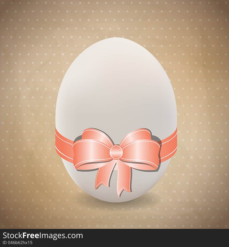 Vector creative Easter greeting card