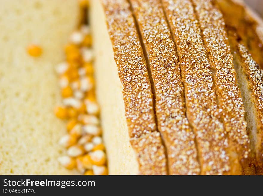 Slices Of Corn Bread