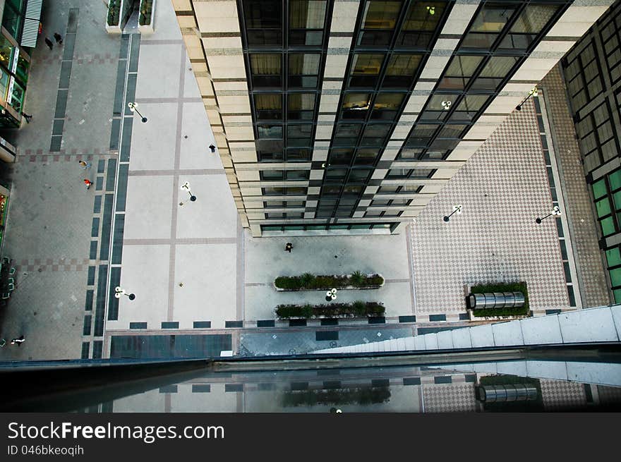 View of palaces of Directional Center in Naples, Italy. View of palaces of Directional Center in Naples, Italy