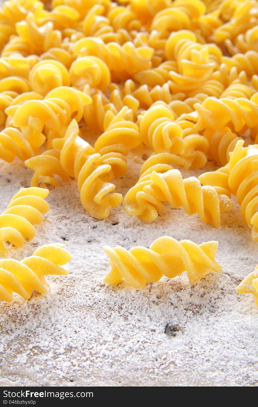 Pasta Fusilli Handmade Whit Eggs