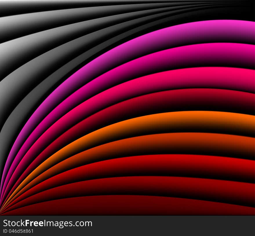 A variety of colors, the color curve. A variety of colors, the color curve