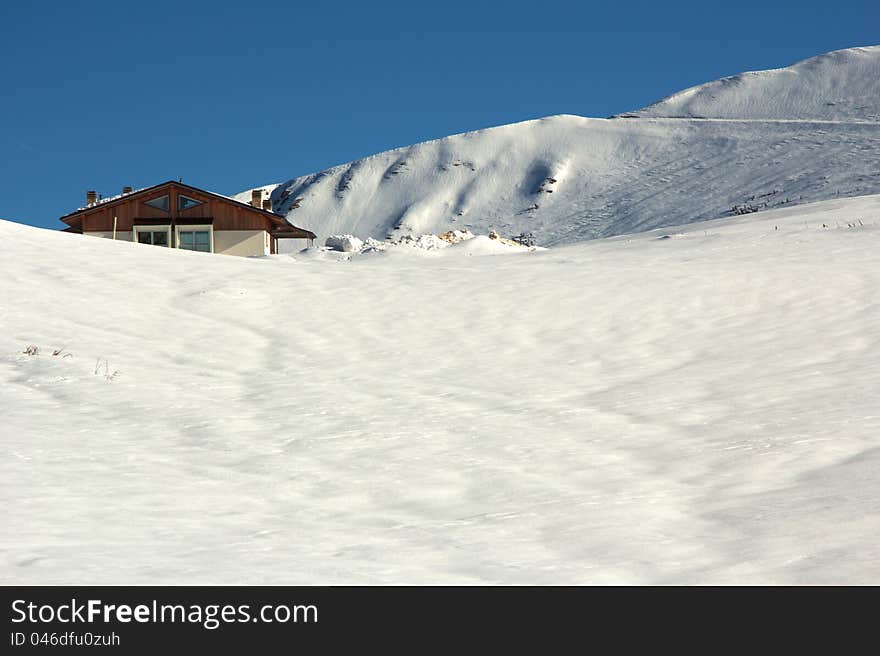 Winter season in the Sibillini park