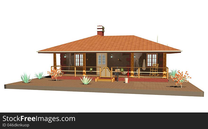 Old Far West 3d House Farm. Old Far West 3d House Farm.