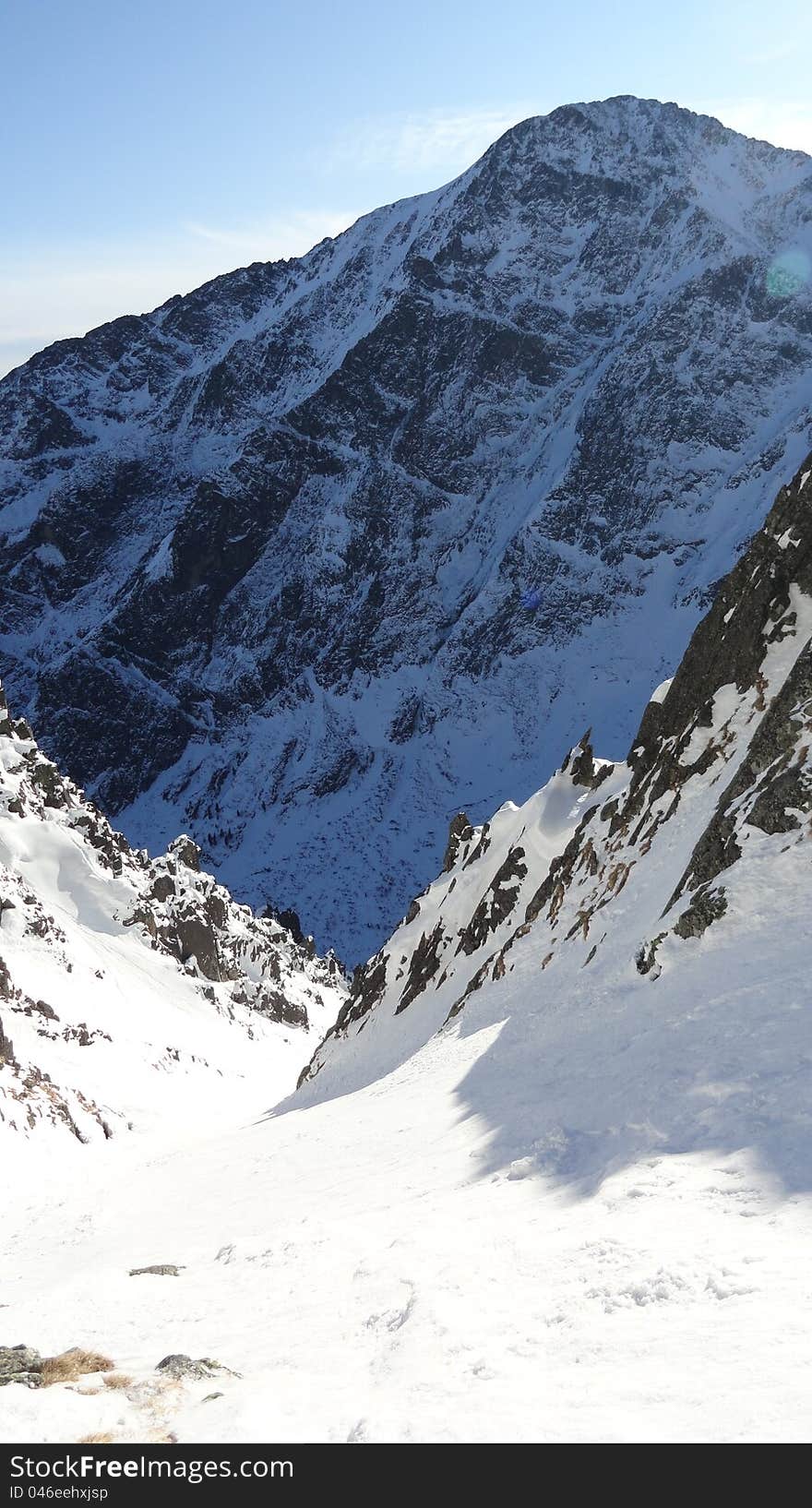 Slavkovský štít in Tatra mountains, Slovakia