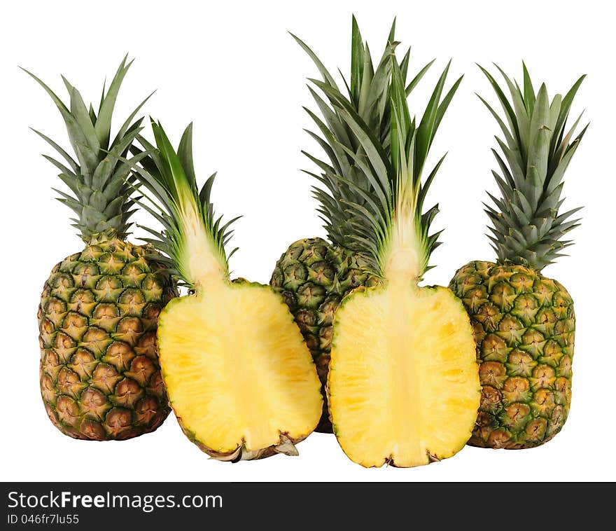 Pineapple. Isolated