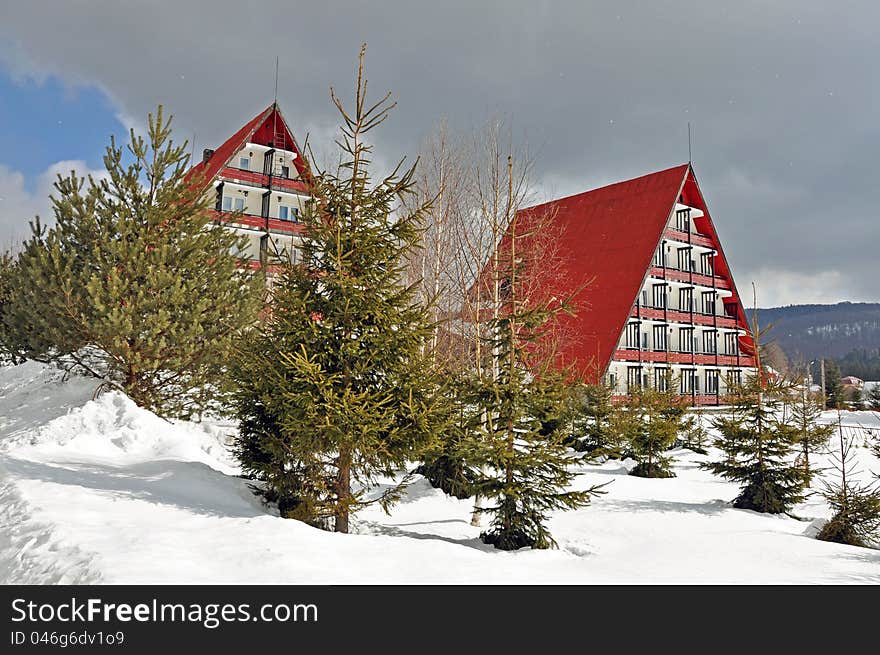 Cheia resort in Transylvania land of Romania. Cheia resort in Transylvania land of Romania