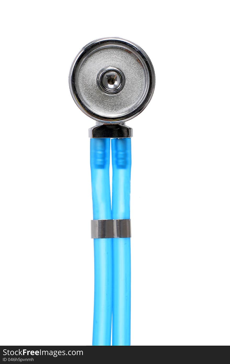 Stethoscope  over white background. Stethoscope  over white background.