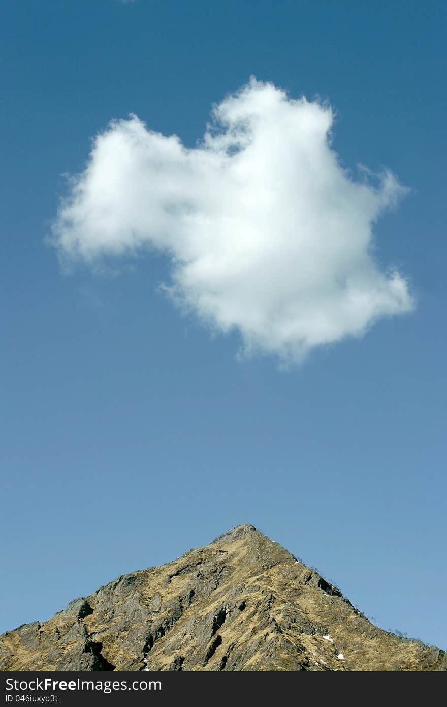 Mountain And Clouds