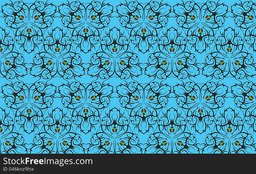 Vector illustration. Seamless pattern. Nice to use as background. Vector illustration. Seamless pattern. Nice to use as background.