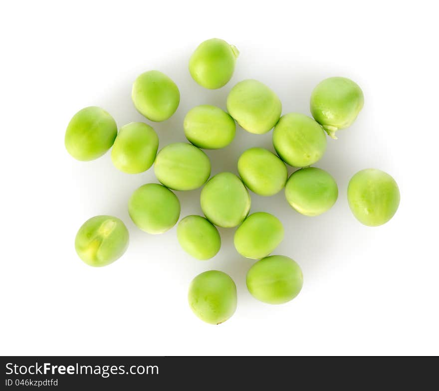 Raw green peas