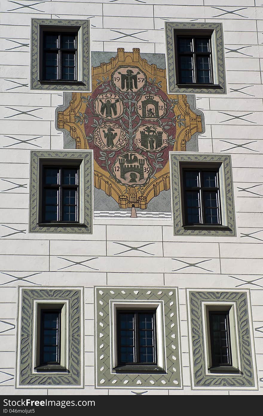 Detail of Altes Rathaus in Munich, Germany