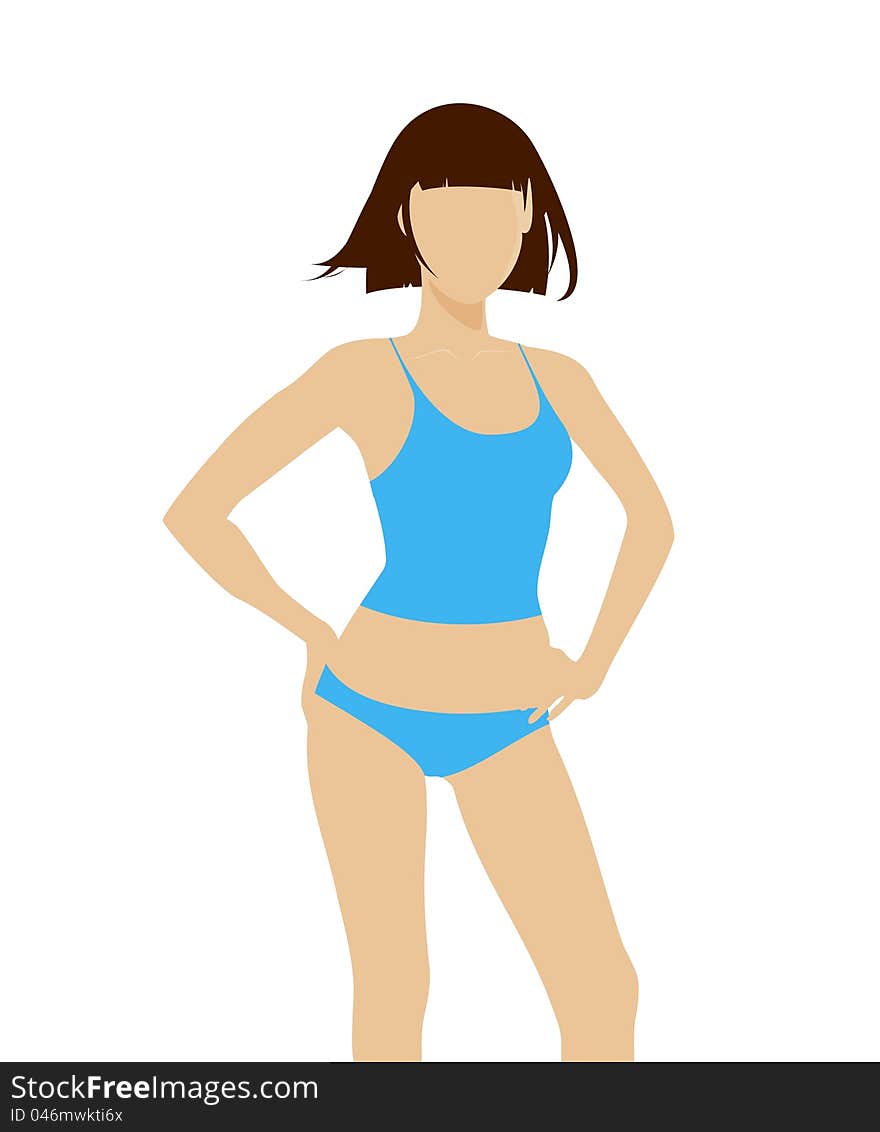 Woman underwear templates. Vector illustration (eps 8). Woman underwear templates. Vector illustration (eps 8)