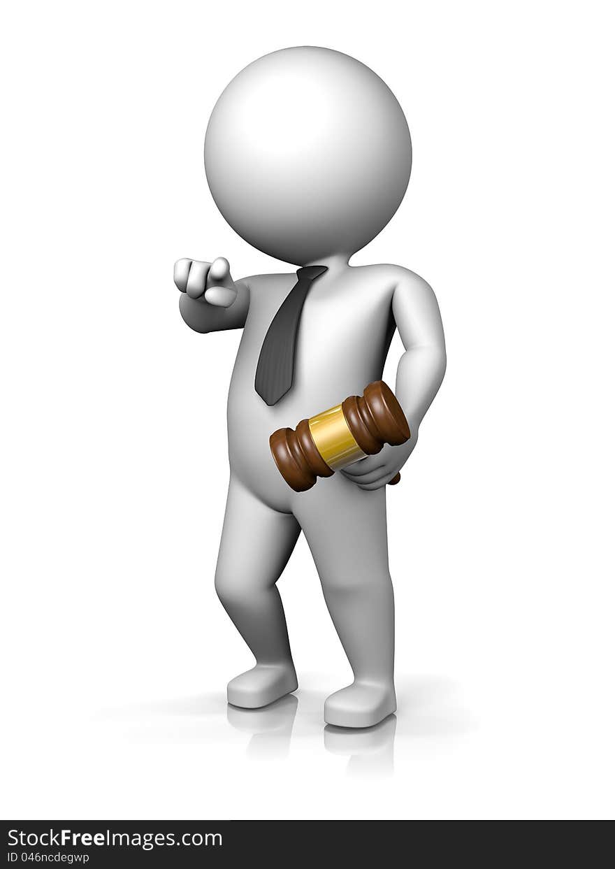 Businessman with legal resources