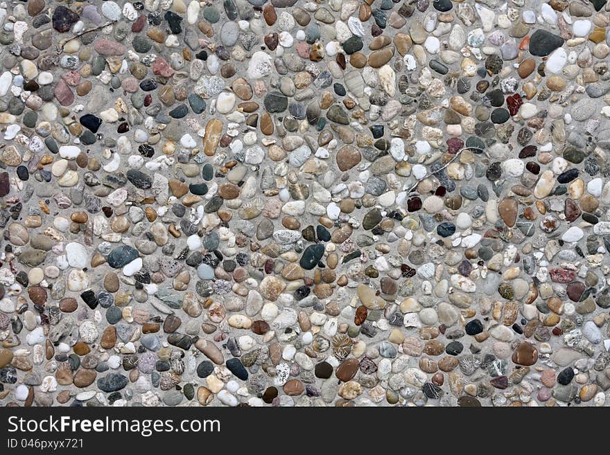 Full frame colored pebble background. Full frame colored pebble background